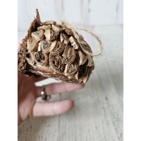 Porcupine realistic bottle brush ornament Xmas tree - Picture 2 of 9